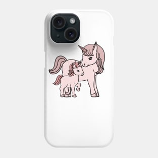 Unicorn, Mother and Child, Unicorns Mothers Day Gift Phone Case