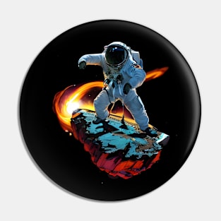 Cool astronaut art Pin