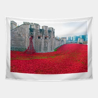 Tower Of London Red Poppy Tapestry