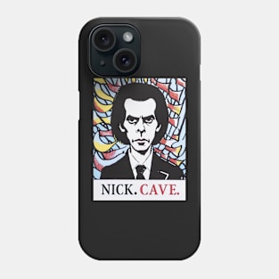 Nick Cave Portrait Poster - "Nick Cave: A Musical Odyssey" Phone Case