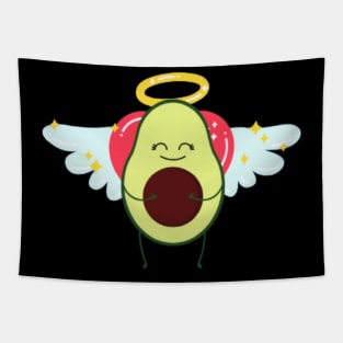 Avocado lover avocupid holy guacamole avocado pun Tapestry