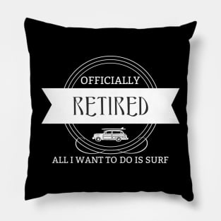 Retired Surfer Dude Pillow