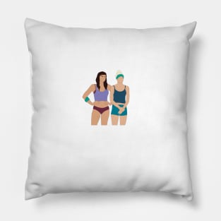 Lolly & Wentworth Graphic 2 Signature Crew neck (white lettering) Pillow