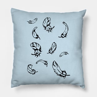 Feathers Falling Pillow