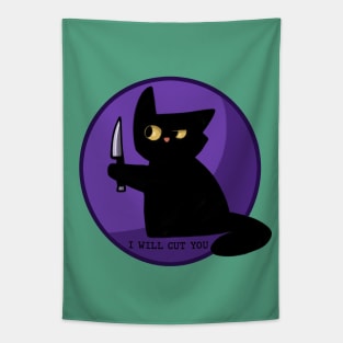 Murder Cat - Stabby Version Tapestry