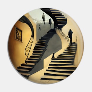 [AI Art] Stairways, inspired by the works of a surrealist master Pin