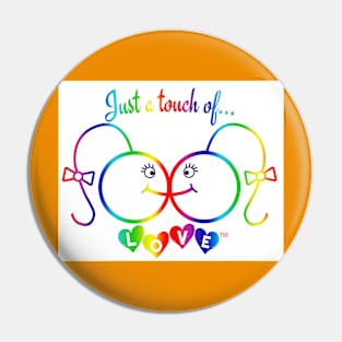 Just A Touch of LOVE - LGBTQIA+ Females - Vertical - Front Pin