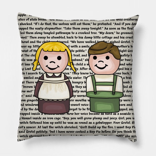 Hansel and Gretel Story Pillow by Slightly Unhinged