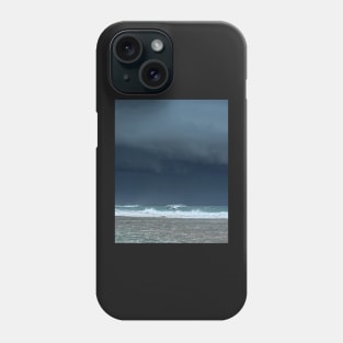 Stormy skies and playful dolphins Phone Case