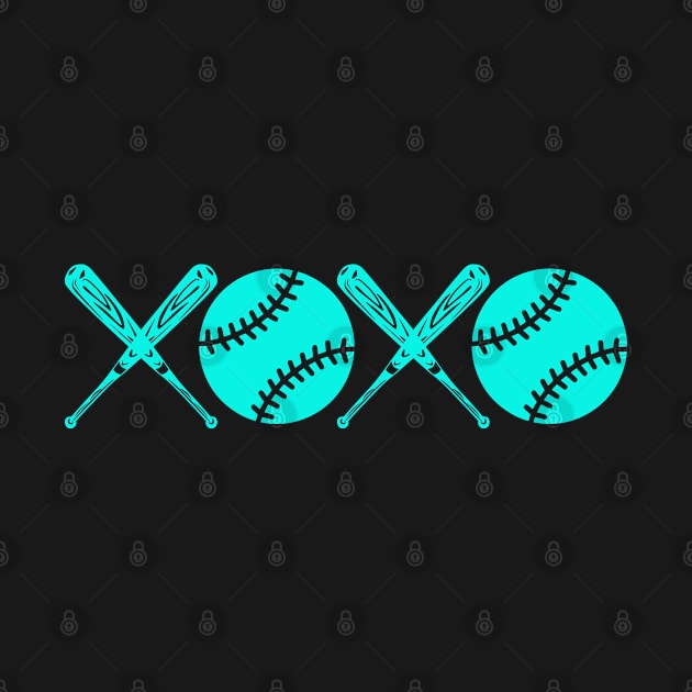 Xoxo Baseball Bat by MommyTee