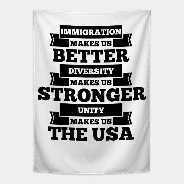 Immigration U.S.A. Tapestry by mailboxdisco