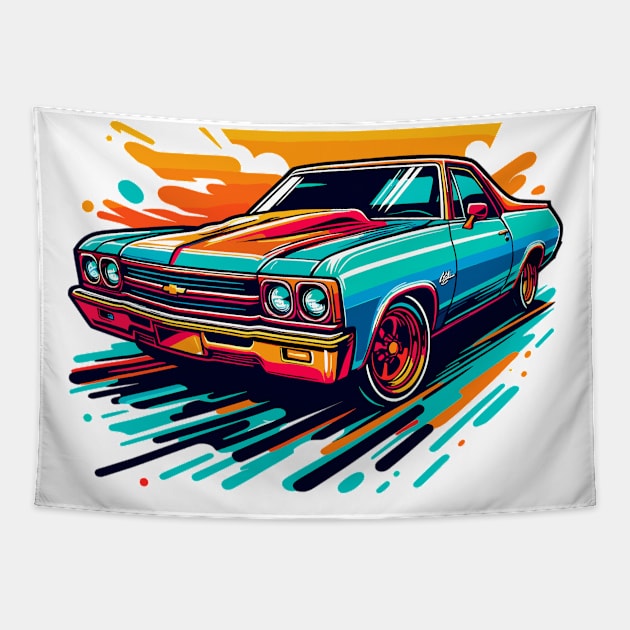 Chevrolet El Camino Tapestry by Vehicles-Art