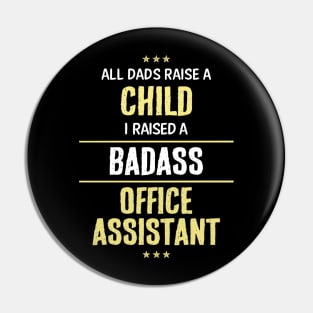 Badass Office Assistant Pin
