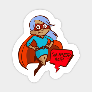 Super Mom Mom T-shirt Magnet