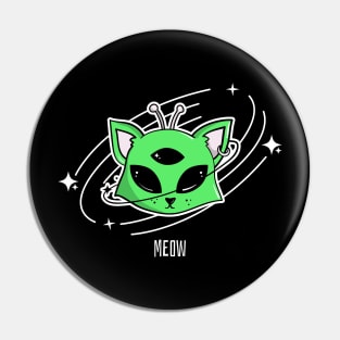 Alien Cat Pin