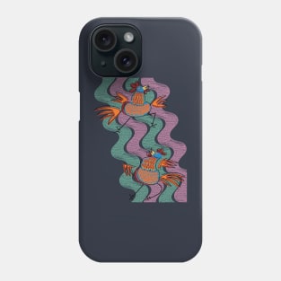 Roosters dance night Phone Case