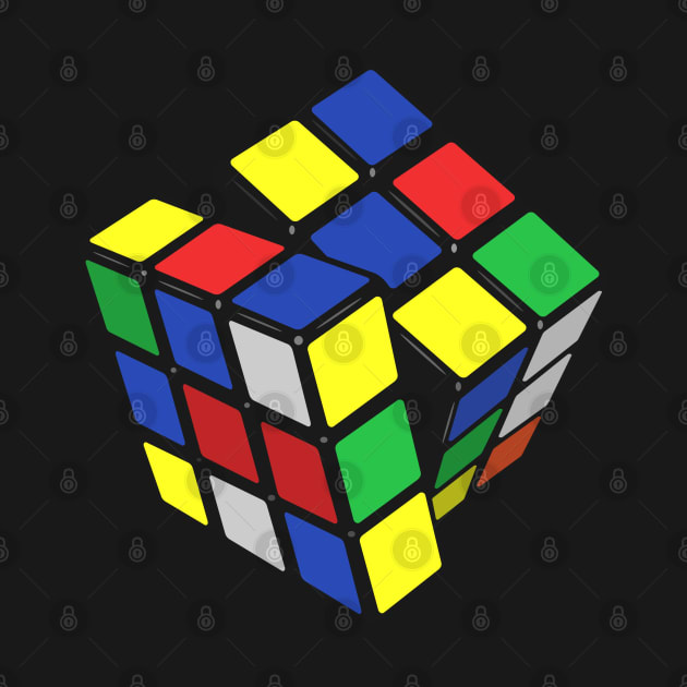80s Rubik Cube - Rubiks Cube - T-Shirt | TeePublic