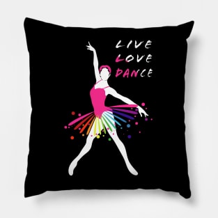 Live Love Dance Pillow