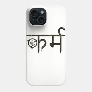 Sanskrit Karma Phone Case