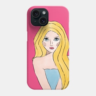 Too Blonde to Care Phone Case