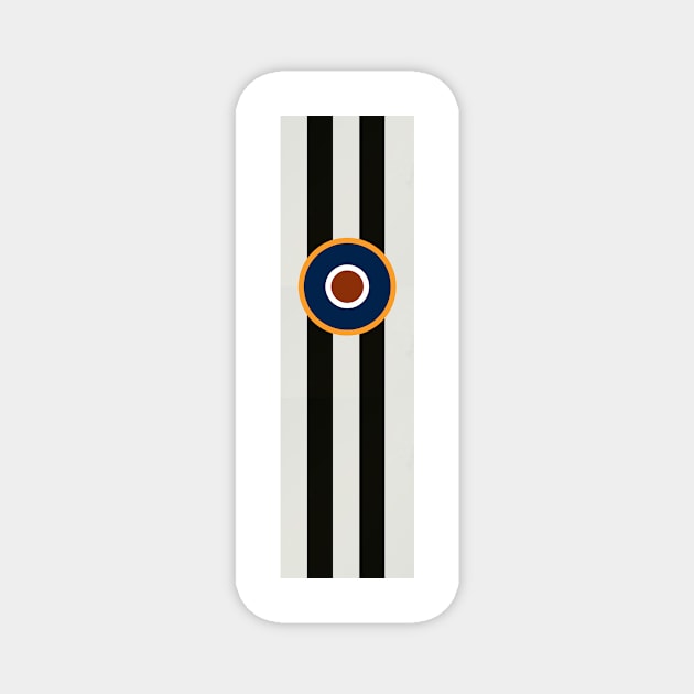 D-Day Stripes with RAF Roundel Magnet by rgrayling