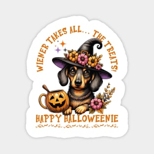 Halloween Dachshund Magnet