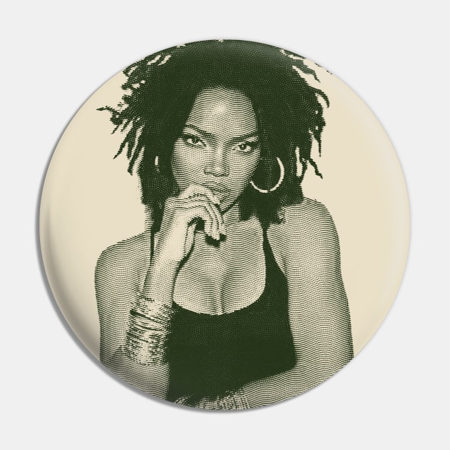 Lauryn Hill Pin by fellfreestuffstudio