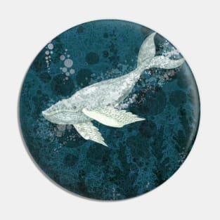 Flying Whale Pin