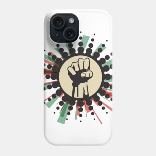 ☻ RETRO Fist Power ☻ retro color pallete / retro style sticker ✔ Phone Case