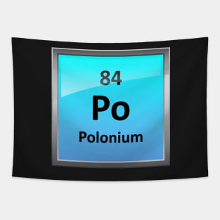 Polonium Periodic Table Element Symbol Tapestry