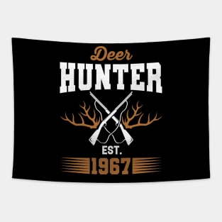 Gifts for 54 Year Old Deer Hunter 1967 Hunting 54th Birthday Gift Ideas Tapestry