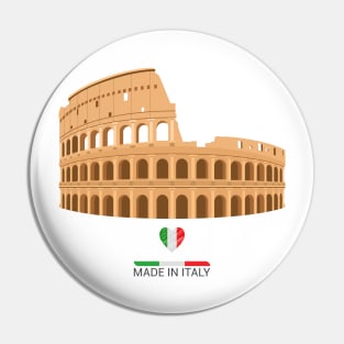 This picture shows the coloseo! The great and mighty symbol of the eternal city of Rome! Pin