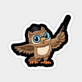 Owl Teacher Pointer Magnet