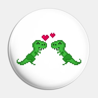 Dino Love Pin