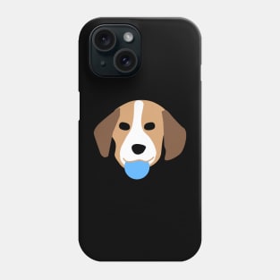 beagle dog with a ball Phone Case