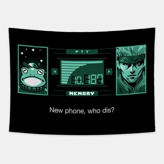 New Phone Who Dis? Tapestry by mannypdesign