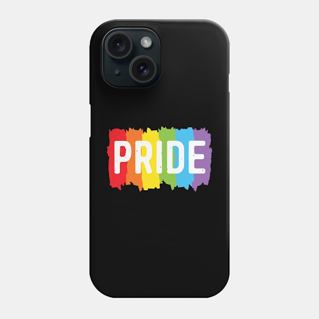 Pride colors LGBT rainbow pride Phone Case by little.tunny