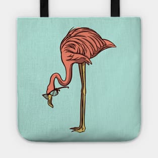 Cool Flamingo with Sunglasses Tote