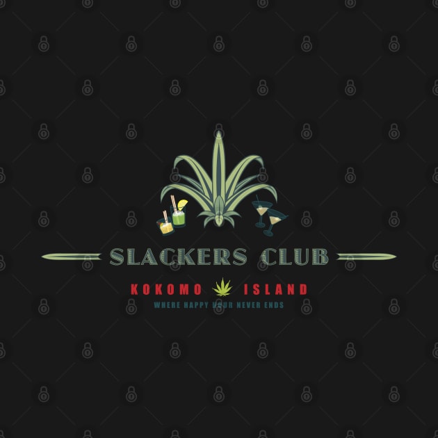 Slackers Club Logo Kokomo Island Logo by PauHanaDesign