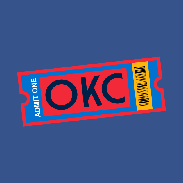 OKC Ticket by CasualGraphic