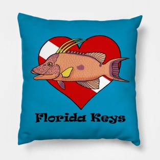 Florida Keys Hogfish Pillow