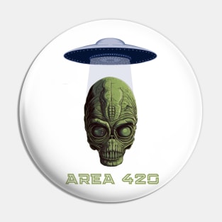 Alien Area 420 Kush Zone Pin