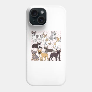 Cute French Bulldog pattern Phone Case