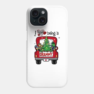 I Love Being A Grammy Tree Truck - Happy Family New Christmas Phone Case