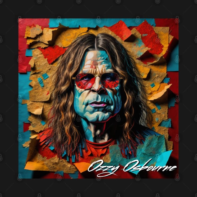 Ozzy Osborne // Paper Art by Otmr Draws