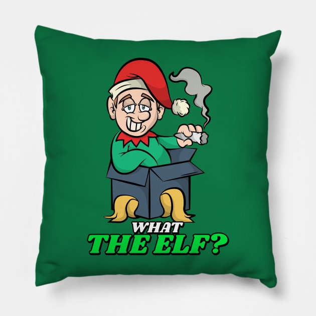 Funny Christmas Elf Pillow by WizardingWorld