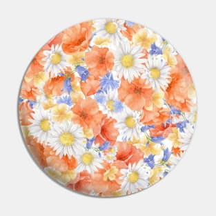 Floral Pattern Pin