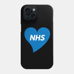 NHS Blue heart Flag Phone Case