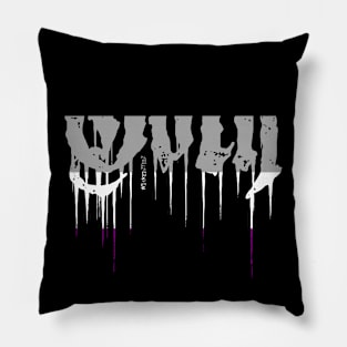 Goth asexual Pillow