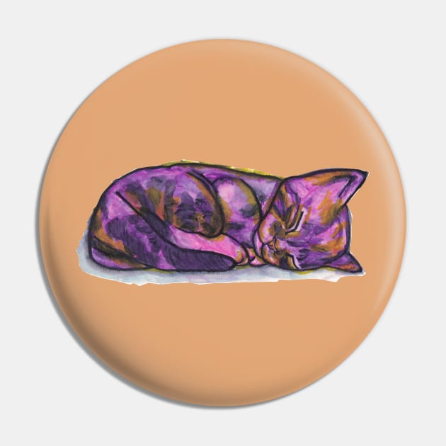 The sleeping Tabby Pin by RommyII